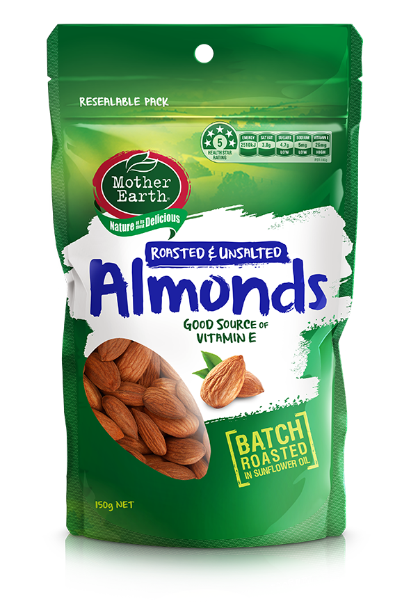 Roasted & Unsalted Almonds 150g