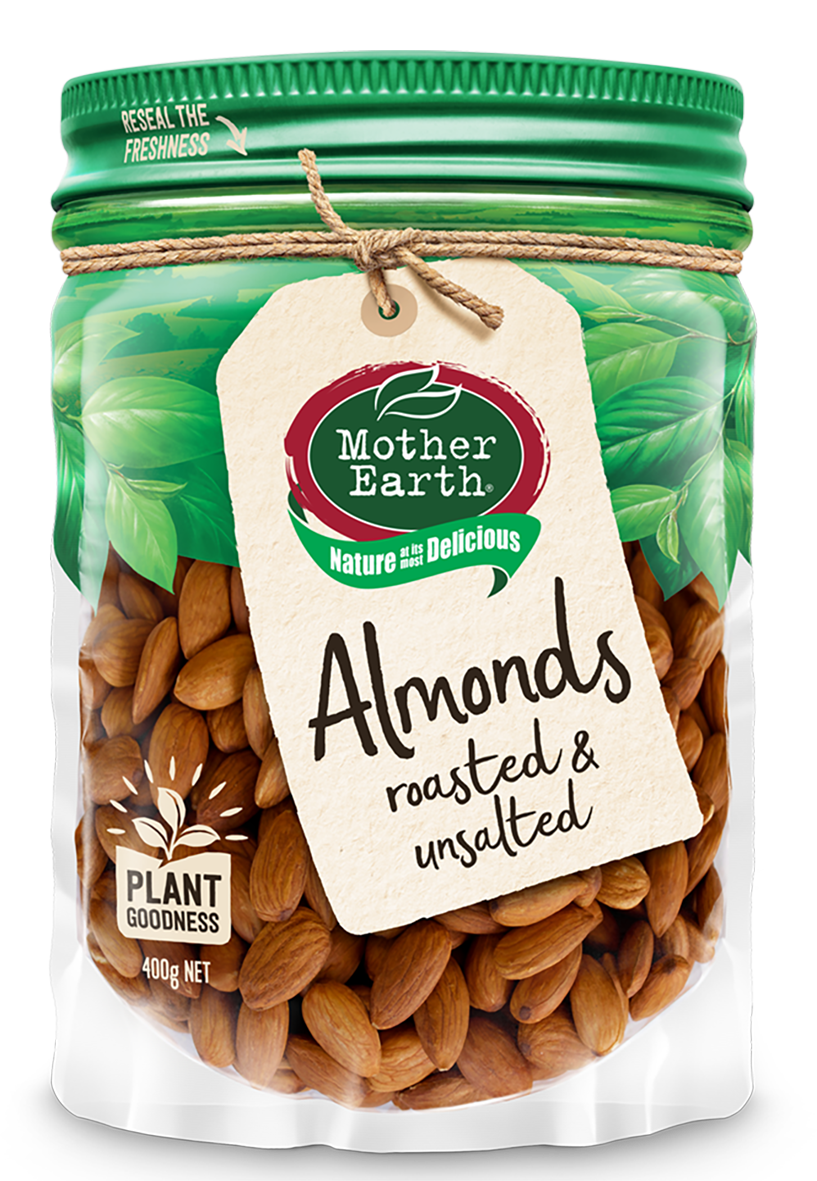 Roasted & Unsalted Almonds 400g