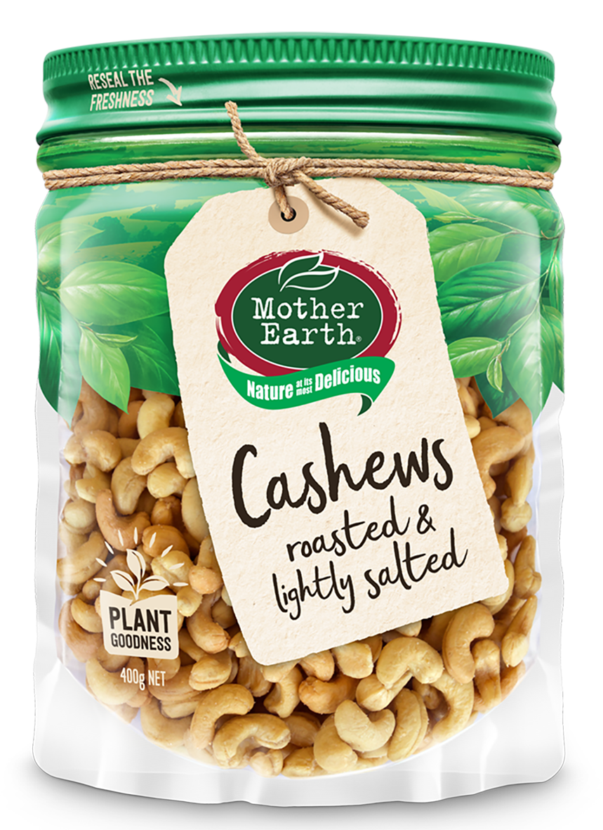 Cashews, Roasted & Lightly Salted 400g