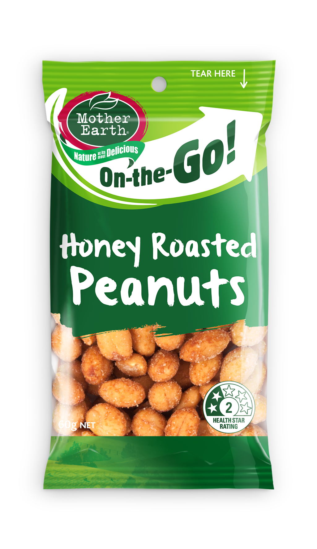 Honey Roast Flavoured Peanuts 60g