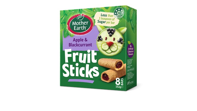 Mother Earth Fruit Sticks Apple & Blackcurrant