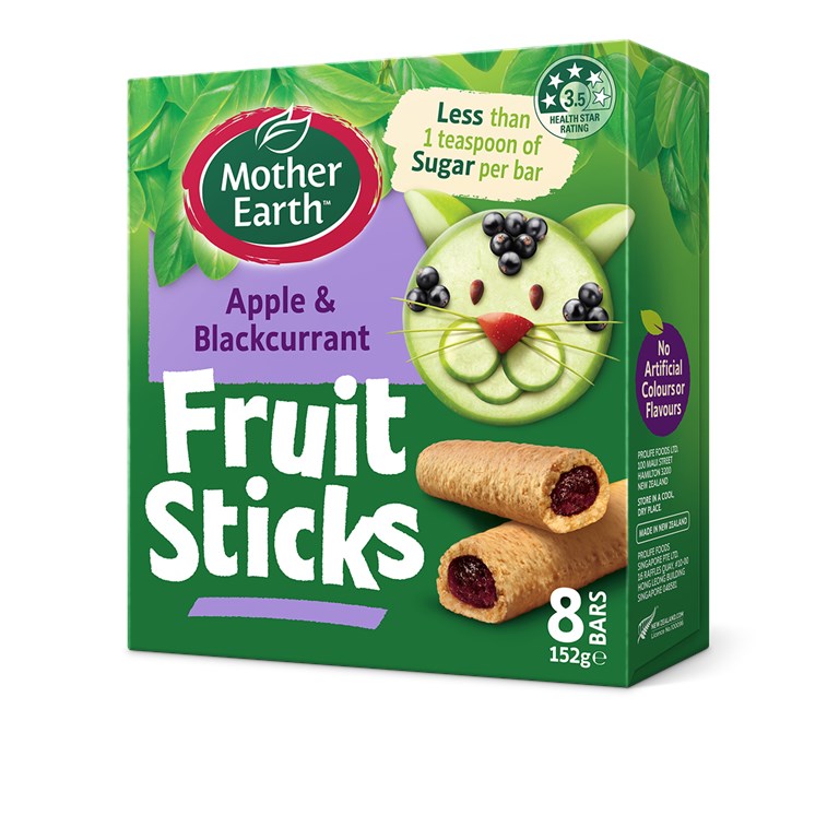 Mother Earth Fruit Sticks Apple & Blackcurrant