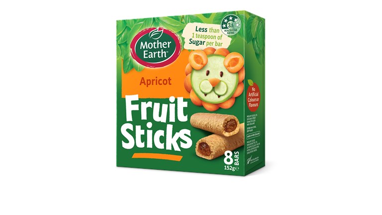 Mother Earth Fruit Sticks Apricot