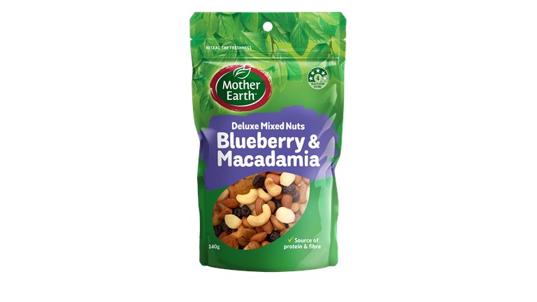 Deluxe Mixed Nuts Blueberry & Macadamia 140g