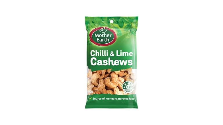 Chilli & Lime Cashews 50g