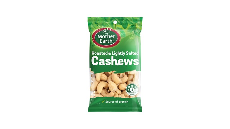 Roasted & Lightly Salted Cashews 50g