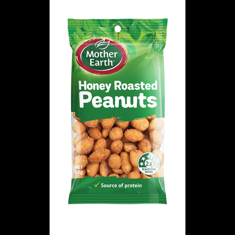 Honey Roast Flavoured Peanuts 60g